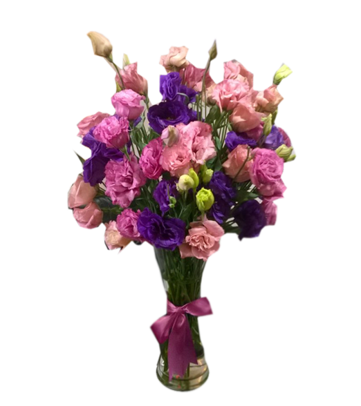 Lisianthus en Florero